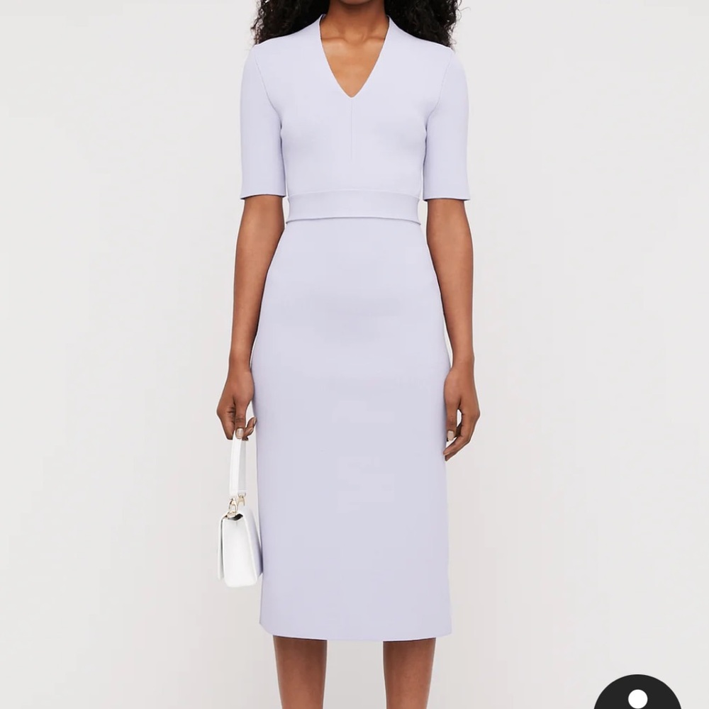 Scanlan Theodore Crepe Knit Dress
